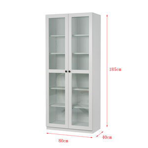 Meubles à portes en verre moderne, en métal, classeur, meubles d'exposition, 1 pièce - Product Image 2