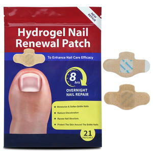 Trummed Hydrogel Nail Renewal Patch & Repair Pads (21 Patch/Paket) untuk Perbaikan Kuku Jamur, Kuku Berubah Warna/Kerusakan - Product Image 1