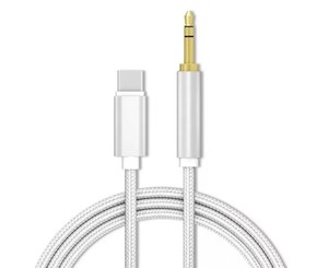 Convertidor Digital USB tipo c macho a macho de 1m a macho, adaptador de audio auxiliar para auriculares de 3,5mm, convertidor original compatible con samsung y <span class=keywords><strong>google</strong></span> - Product Image 4