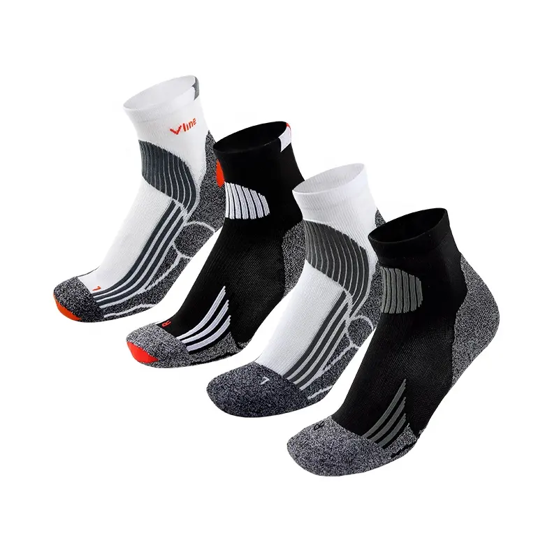 China fábrica de alta qualidade coolmax ciclismo curto dos homens do esporte do tornozelo meias personalizadas meias coolmax