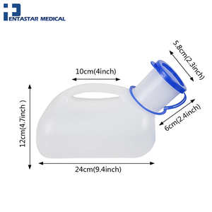 <span class=keywords><strong>Urinoir</strong></span> portable 1000 ml en PVC bleu certifié CE, désinfection infrarouge lointain pour camping en extérieur, voyage en voiture, consommables médicaux pour hommes - Product Image 4