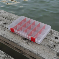 Boîte à pêche à la mouche en plastique rigide imperméable personnalisée pour une utilisation en lac, en rivière et en ruisseau, capacité inférieure à 20L