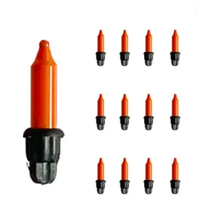 100 Pieces Halloween Gold Supplier 2.5V Orange Bulbs Mini Bulb For Halloween Light Strings Decorations Application