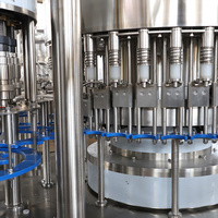Machine de remplissage automatique d'eau minérale 4000 bph, monobloc rotatif 3-en-1, pour bouteilles de 500 ml à 2 L, usine d'embouteillage d'eau potable purifiée - Prix
