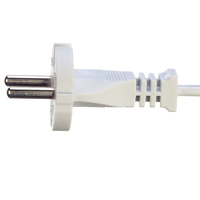 Kabel Daya SNI 2 Pin Prong Eu ke Iec C7 H05vvh2 f 2x0.75mm2 1.8M Kabel Daya Ac untuk Peralatan Dapur Rumah