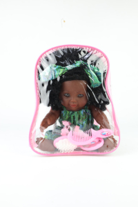 Venta al por mayor personalizado directo de fábrica negro Baby Doll africano 30cm Pretty Baby Girl cuerpo completo muñecas negras con pelo Afro - Product Image 6