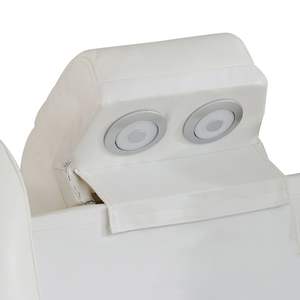 सफेद श्वास लेदर 3-टुकड़ा लिविंग रूम रिक्लियर सोफा सेट बुद्धिमान रिक्लियर सोफा - Product Image 6