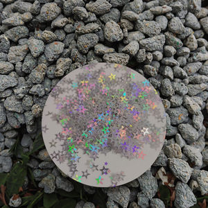 Paillettes en plastique colorées de 7 mm, paillettes en forme d'étoiles, holographiques, creuses, pour la décoration des ongles, la manucure, les mariages, les promotions, les fêtes - Product Image 4