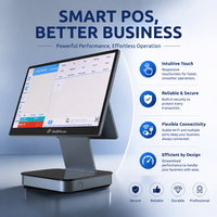 Máquina POS Android de Doble Pantalla Personalizada, Sistema POS Directo de Fábrica, Caja Registradora con Certificación CE ROHS para Hostelería