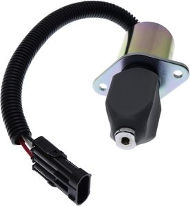 Solénoïde d'arrêt de carburant 12V 3934171 compatible avec les moteurs 6B 5.9L pour moteurs 4HP C8.3 ISC CM2150 6L8.9 ISC8.3 CM2250 - Product Image 2