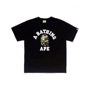 2025 Version Haute Qualité 1:1 Imprimé Lettres pour Hommes Bapees, T-shirt en Coton 100% Écologique et Respirant, Tendance Designer - Product Image 5