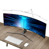 Lampe de table LED sans fil avec télécommande et gradation de la lumière Stepless Lampe de bureau d'architecte pour la maison, lampe de chevet de luxe