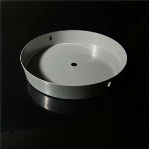 블랙 브론즈 그레이 150MM LED 베이스 램프 디스크 천장 캐노피 벽 조명 장착 시트 메탈 제작 블랙 그레이 천장 플레이트 - Product Image 3