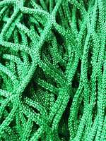 Loft hamak zemin asma kat için 30 mm beyaz Polyester örgülü plastik ağ özel kesme işleme hizmeti mevcut