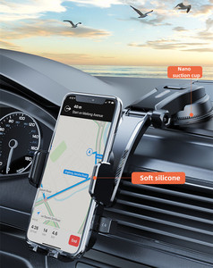 Supporto per telefono cellulare portatile 3 IN 1 cruscotto, parabrezza, supporto per presa d'aria per Auto per telefono cellulare supporto per telefono da Auto - Product Image 5
