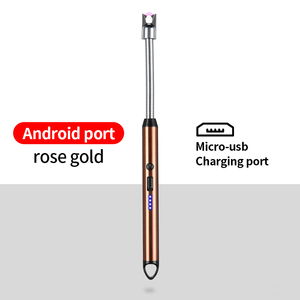 Encendedor de plasma eléctrico recargable por usb, a prueba de viento, con indicador de potencia para cocina de gas, vela para horno - Product Image 3