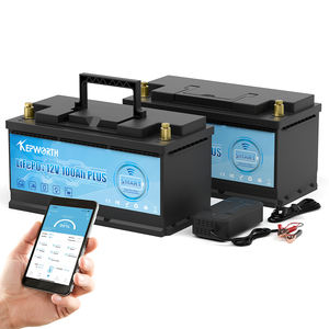 مخزون كندا/الولايات المتحدة الأمريكية ببطارية LiFePO4 بجهد 120 أمبير/ساعة نظام BMS ذكي ذو سن أزرق للتطبيقات الشمسية البحرية خارج الشبكة 12 فولت 120 أمبير/ساعة - Product Image 3