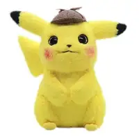 Detective Pokemon Pikachu Plush Doll, Stuffed Animal Toy