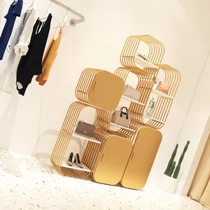 Cosmetics Display Cabinet Clothing Mother-and-baby Store Display Cabinet Container Display Beauty Salon Cabinet Product Shelf Di