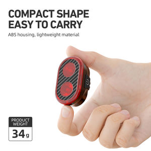 Feu arrière intelligent CY200 pour vélo avec logo personnalisable, détection <span class=keywords><strong>automatique</strong></span> <span class=keywords><strong>de</strong></span> freinage, étanche IPX6, lampe d'avertissement LED pour vélo <span class=keywords><strong>de</strong></span> route 20 - Product Image 4