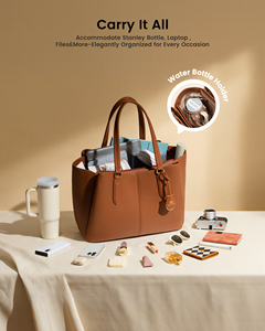<span class=keywords><strong>Sac</strong></span> à main LOVEVOOK personnalisé de 15,6 pouces, <span class=keywords><strong>grand</strong></span> <span class=keywords><strong>sac</strong></span> à main portable imperméable en <span class=keywords><strong>cuir</strong></span> PU, <span class=keywords><strong>sac</strong></span> à bandoulière de qualité pour ordinateur portable, <span class=keywords><strong>sac</strong></span> fourre-tout pour femmes - Product Image 4