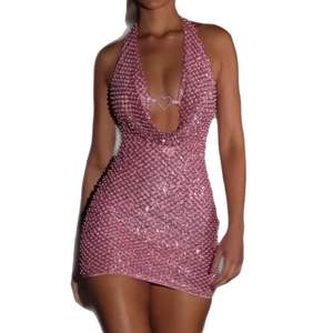 <span class=keywords><strong>Abito</strong></span> da <span class=keywords><strong>Mini</strong></span> Club di lusso <span class=keywords><strong>viola</strong></span> da donna con perline e scollo a V con perline e scollo a schiena elegante <span class=keywords><strong>abito</strong></span> da sera tessuto formale da donna - Product Image 4