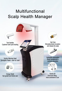 Dispositivo Multifuncional para el Cuidado del Cuero Cabelludo con Detección 70X/200X para la Prevención de la Caída del Cabello, Microcorriente, Bioelectricidad y Relajación Muscular - Product Image 2