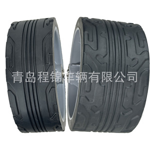 Cheng Jin Vehicles 7 Inch <b>Plastic</b> <b>Wheels</b> 7x4 Pvc Camping Tires For Camping Cart 40kg Load Capacity - Product Image 1
