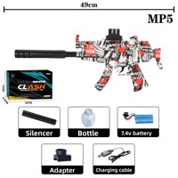 Pour le marché international : Pistolet à balles souples électrique haute vitesse M416, MP5, Mini AK47 en plastique