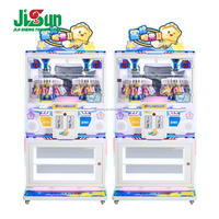 Machine de jeu à griffes Lucky Star avec éclairage LED, design étoile porte-bonheur, à monnayeur, pour centre commercial