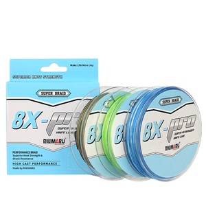 RIKIMARU 8X Pro Filo da Pesca Giapponese <span class=keywords><strong>Sottile</strong></span> a 8 Fili Personalizzabile per Produzione di Marca - Product Image 1