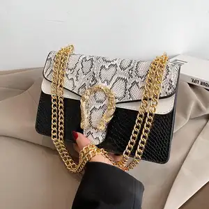 2023 Mädchen Designer-Geldbörsen Tasche Berühmte Marke Mode Schlangenmuster-Taschen Damen Luxus-Geldbörse Handtaschen