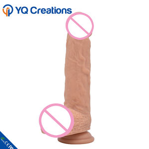 Dildo de <span class=keywords><strong>silicone</strong></span> macio de 7.2 polegadas, de borracha, pênis com ventosa forte, brinquedo sexual adulto para mulheres, imperdível - Product Image 5