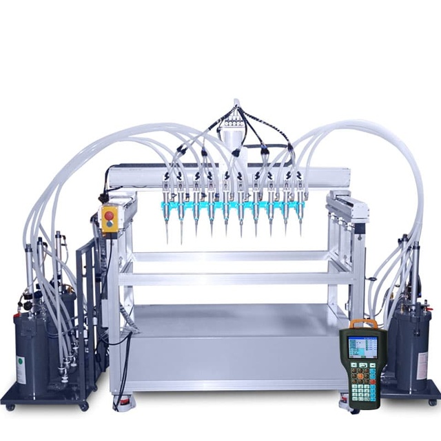 Excellent Quality Low Cost Gantry Structure Online Rotary Syringe Automatic Dispensing Machine