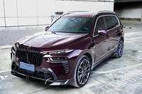 Pour BMW X7 G07 LCI Kit Carrosserie en Fibre de Carbone Sec Style LD : Pare-chocs Avant, Lame Avant, Diffuseur Arrière, Jupes Latérales, Canards