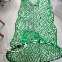 30 pulgadas * 160 cm 5-7mm grande de acero inoxidable cangrejo/langosta/pulpo/trampas para peces con bolsillo de cebo para el mercado de EE. UU.