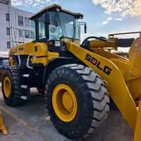 Chargeur sur pneus SDLG L958F 90% neuf et d'occasion de Chine Chargeur frontal à charge nominale de 5 tonnes SDLG L958F