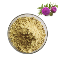 Poudre de Chardon-Marie en Vrac, Ingrédient Herbal Naturel pour Hommes et Femmes, Soutien Quotidien à la Santé du Foie, Extrait de Silybum Marianum pour le Bien-être