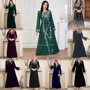 2024年夏 神聖な魅力 ハイエンド Aライン プリントクレープドレス 花柄プリント スイートデニム生地 ナチュラルカラー 新作 - Product Image 1