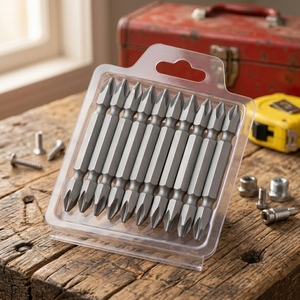 65mm Professional Impact <b>Screwdriver</b> Bits-Phillips Head S2 Steel Chrome Finish Industrial Grade DIY OEM/ODM Compatible - Product Image 5