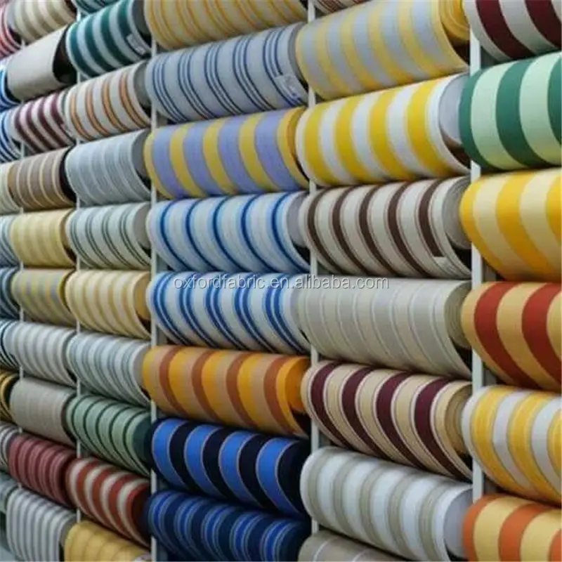 waterproof stripe duck fabric new tents fabric acrylic awning fabric