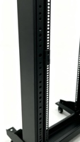 Baie de serveur mobile à double colonne monorail ouverte de 19 pouces, 47U, 550*2200*120MM, en acier laminé à froid SPCC, profondeur 120 mm