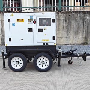 Generador Portátil de 20KW 30KW 40KW 50KW Tipo Remolque Silencioso Móvil Diésel con Sistema de Refrigeración por Agua Frecuencia 50/60hz 48v - Product Image 2
