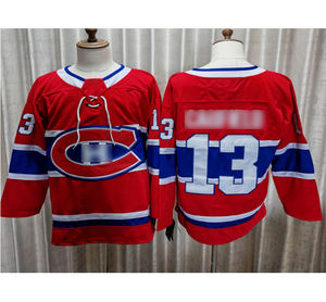 Maillot de hockey sur glace personnalisé, bleu, blanc, noir, avec emblème éclair, col en V, sublimation, polyester cousu, pour hommes et femmes - Product Image 3
