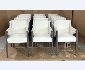 New Modern Solid Wood <b>Dining</b> Table and <b>Chairs</b> Simple White Leisure Armchair Modern Velvet <b>Dining</b> Table Lounge <b>Chair</b> New Modern S - Product Image 1