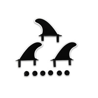 Ailerons de planche de surf de haute qualité 4 pouces 4,1 pouces 4,5 pouces, ailerons souples en nylon pour planches souples, ailerons souples en plastique pour le surf