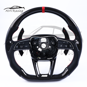 Volante Calefactable de Cuero Negro Personalizado 2021-2024 para <span class=keywords><strong>Audi</strong></span> <span class=keywords><strong>A3</strong></span>/S3/RS3 A4/S4/RS4 F5/S5/RS5 B9.5 - Product Image 4