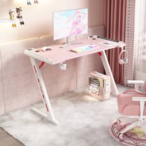 YZ – table de jeu à Structure Stable en acier noir, éclairage rvb, table de jeu bon marché, à vendre, <span class=keywords><strong>Bureau</strong></span> Gamer - Product Image 6