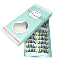 Faux cils 3d en vison, extension pour les paupières, produits de maquillage pour les yeux, nouveau modèle, 10 paires
