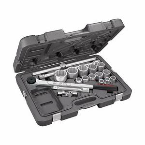 Juego de Llaves de Impacto Usag de 3/4 Pulgadas, Acero al Cromo Vanadio, Barra de Extensión, Kit de Herramientas Manuales 605 - Product Image 1